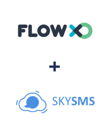 Интеграция FlowXO и SkySMS