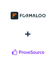 Интеграция Formaloo и ProveSource
