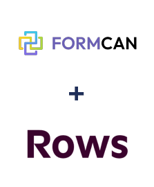 Интеграция FormCan и Rows