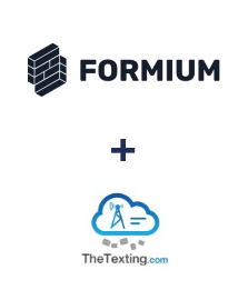 Интеграция Formium и TheTexting