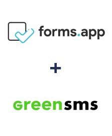 Интеграция forms.app и GREENSMS Интеграция forms.app и GREENSMS