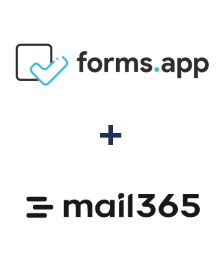 Интеграция forms.app и Mail365 Интеграция forms.app и Mail365