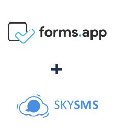 Интеграция forms.app и SkySMS