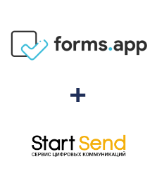 Интеграция forms.app и StartSend Интеграция forms.app и StartSend