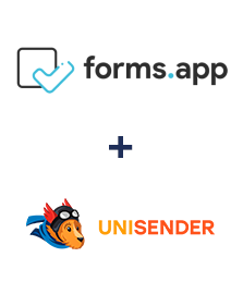 Интеграция forms.app и Unisender