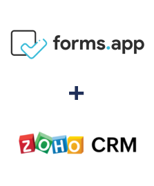 Интеграция forms.app и ZOHO CRM