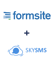 Интеграция Formsite и SkySMS