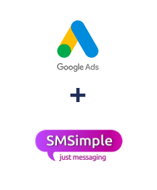 Интеграция Google Ads и SMSimple Интеграция Google Ads и SMSimple