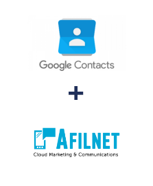 Интеграция Google Contacts и Afilnet
