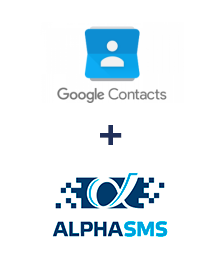 Интеграция Google Contacts и AlphaSMS
