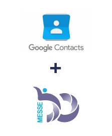 Интеграция Google Contacts и Messedo