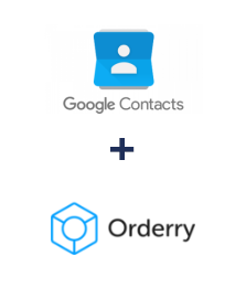 Интеграция Google Contacts и Orderry