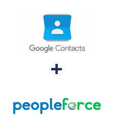 Интеграция Google Contacts и PeopleForce