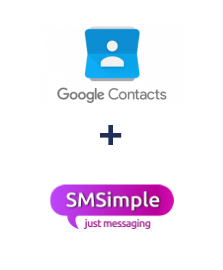Интеграция Google Contacts и SMSimple Интеграция Google Contacts и SMSimple