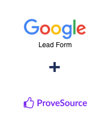 Интеграция Google Lead Form и ProveSource