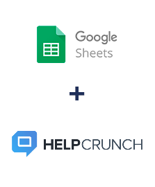 Интеграция Google Sheets и HelpCrunch