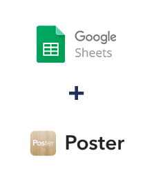 Интеграция Google Sheets и Poster