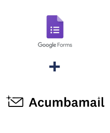 Интеграция Google Forms и Acumbamail