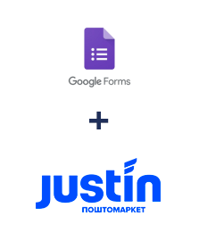 Интеграция Google Forms и Justin