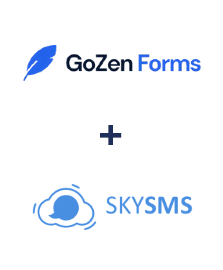 Интеграция GoZen Forms и SkySMS