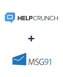 Интеграция HelpCrunch и MSG91