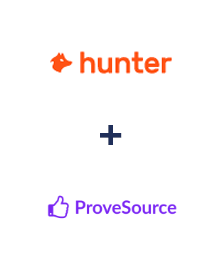 Интеграция Hunter.io и ProveSource