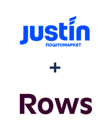 Интеграция Justin и Rows