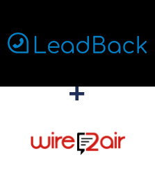 Интеграция LeadBack и Wire2Air Интеграция LeadBack и Wire2Air