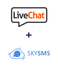 Интеграция LiveChat и SkySMS