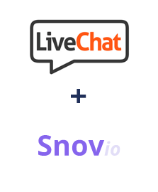 Интеграция LiveChat и Snovio