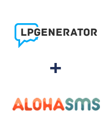 Интеграция LPgenerator и AlohaSMS Интеграция LPgenerator и AlohaSMS