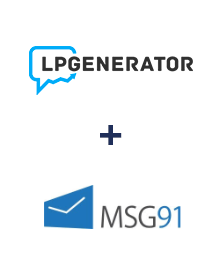 Интеграция LPgenerator и MSG91 Интеграция LPgenerator и MSG91