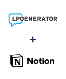 Интеграция LPgenerator и Notion Интеграция LPgenerator и Notion