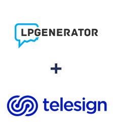 Интеграция LPgenerator и Telesign Интеграция LPgenerator и Telesign