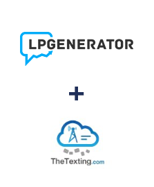 Интеграция LPgenerator и TheTexting Интеграция LPgenerator и TheTexting