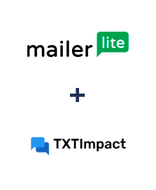 Интеграция MailerLite и TXTImpact