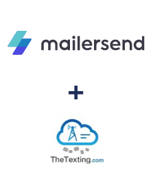 Интеграция MailerSend и TheTexting