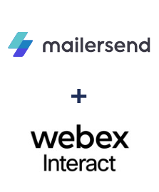 Интеграция MailerSend и Webex Interact