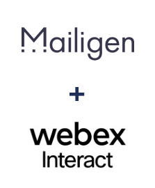 Интеграция Mailigen и Webex Interact