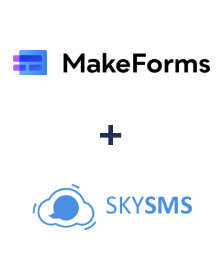 Интеграция MakeForms и SkySMS