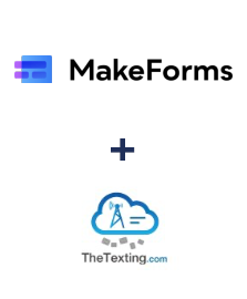 Интеграция MakeForms и TheTexting