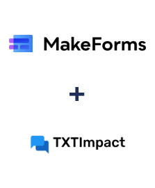 Интеграция MakeForms и TXTImpact