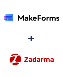 Интеграция MakeForms и Zadarma