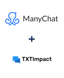 Интеграция ManyChat и TXTImpact