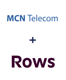 Интеграция MCN Telecom и Rows