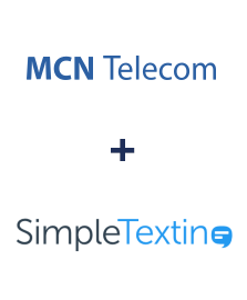 Интеграция MCN Telecom и SimpleTexting