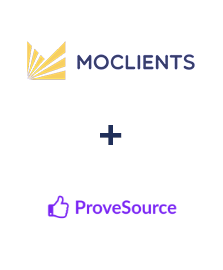 Интеграция Moclients и ProveSource Интеграция Moclients и ProveSource