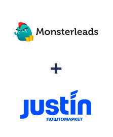 Интеграция Monster Leads и Justin