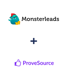 Интеграция Monster Leads и ProveSource