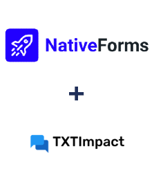 Интеграция NativeForms и TXTImpact
